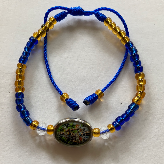 Ochosi Blue And Gold Bracelet