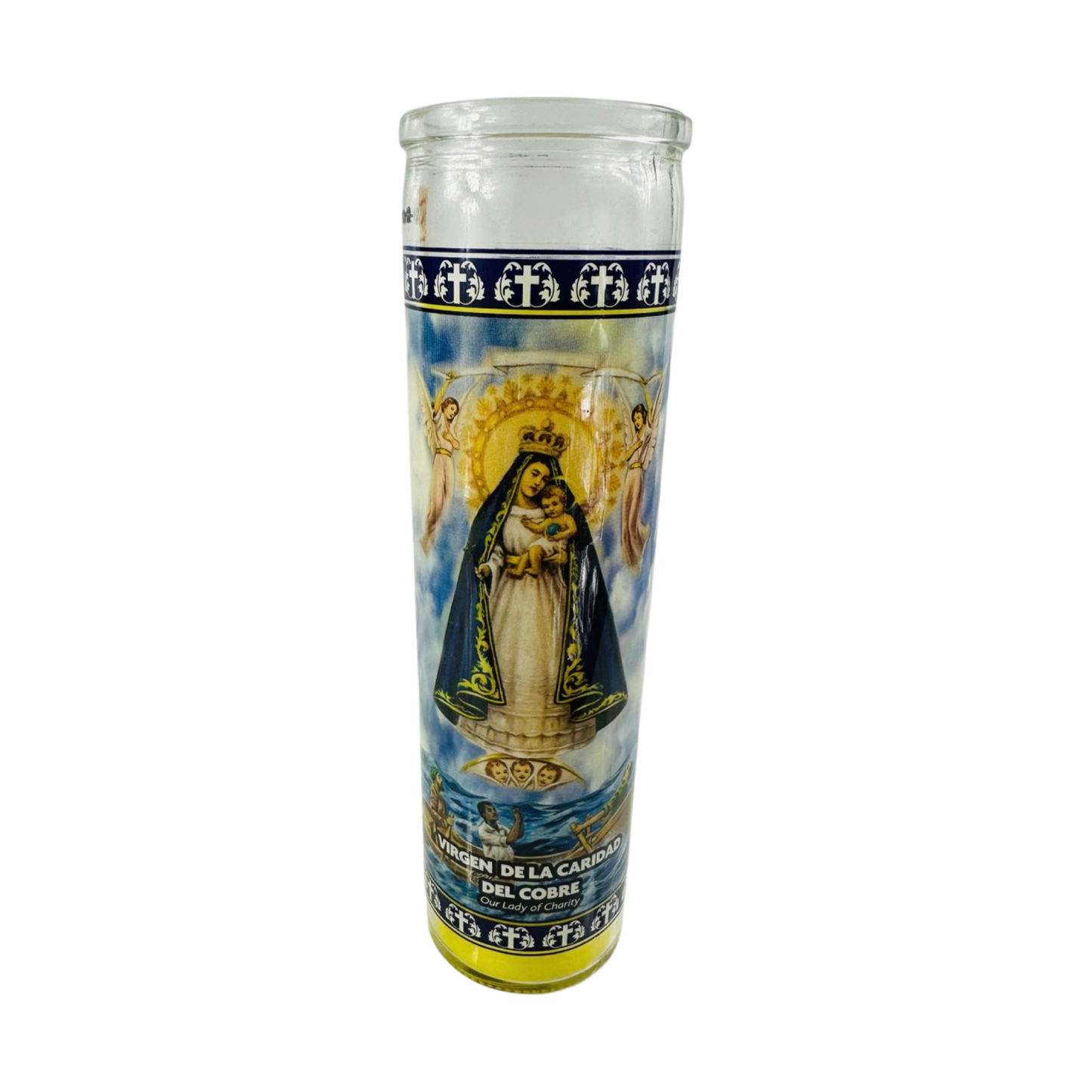 Our Lady Of Charity 7-Day Candle/Virgen De La Caridad Del Cobre