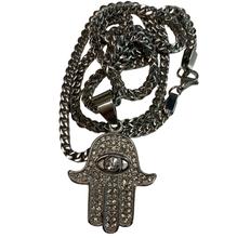 Load image into Gallery viewer, Stainless steel Hamsa Hand 14”
