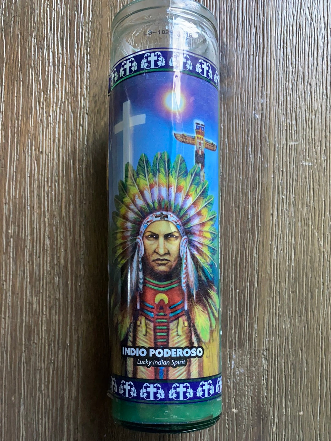 Indio Poderoso 7 Day Candle