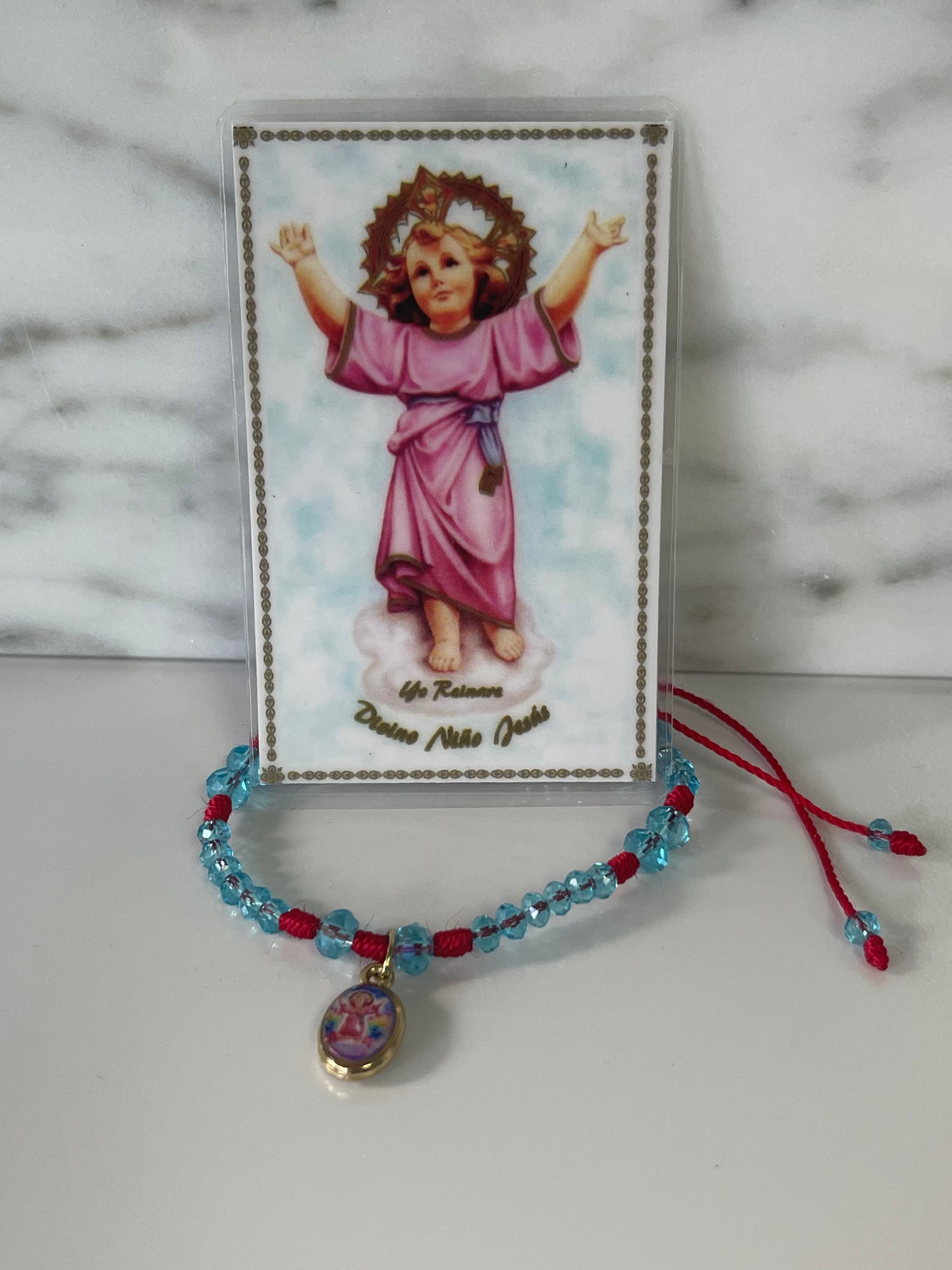Divino Niño Jesús Blue Bracelet
