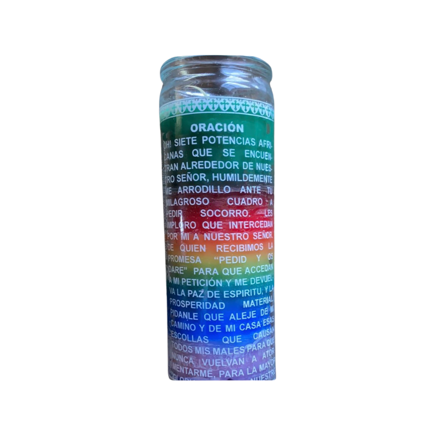 7 African Powers 7 Day 7 Colors Candle