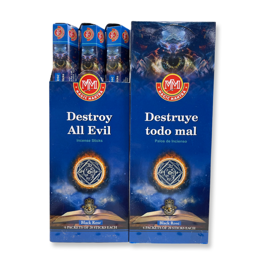 Destroy All Evil Incense Sticks/Destruye Todo Mal Palo De Incienso