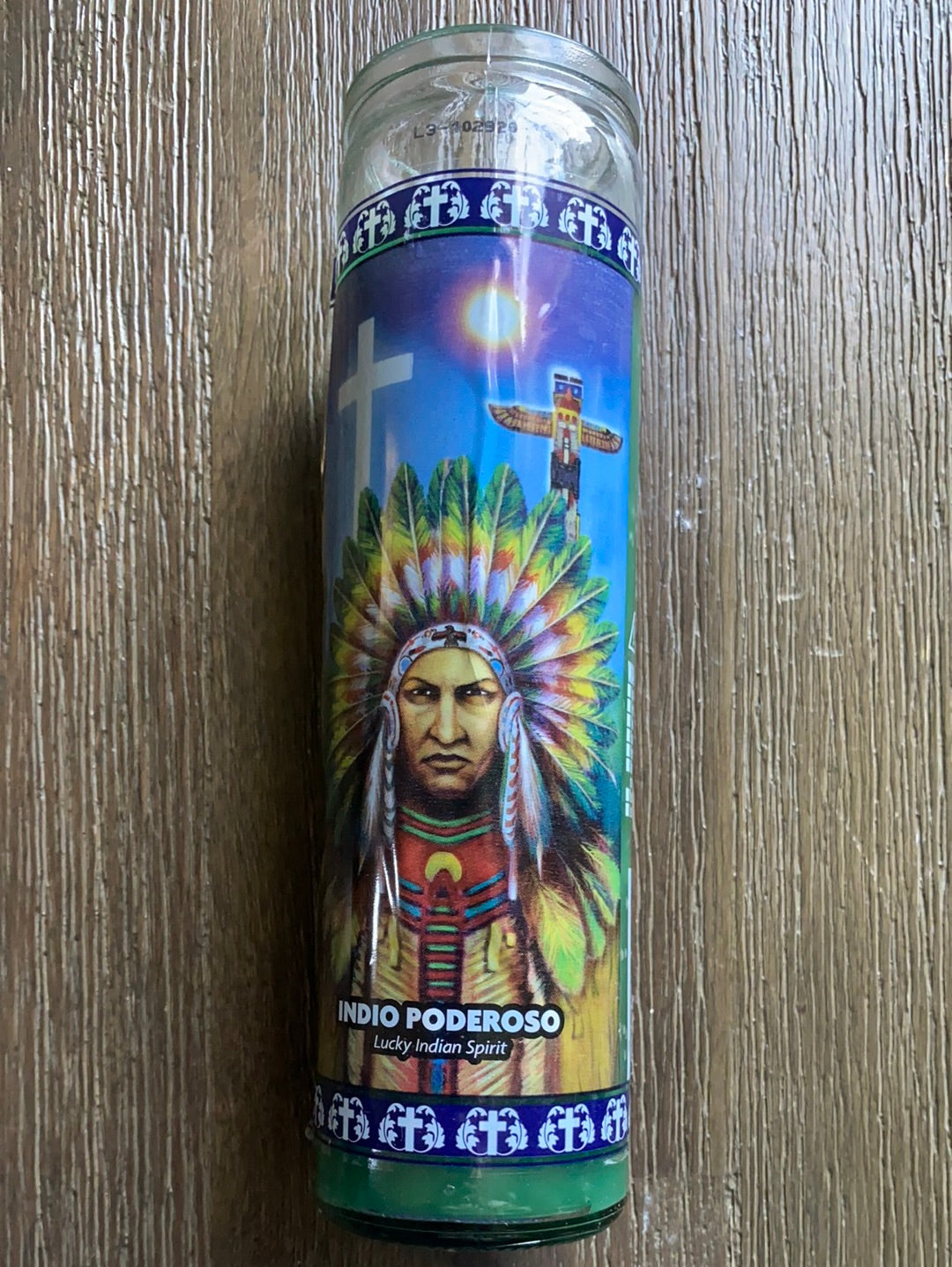 Indio Poderoso 7 Day Candle