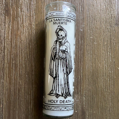 Santa Muerte 7 Day White Candle