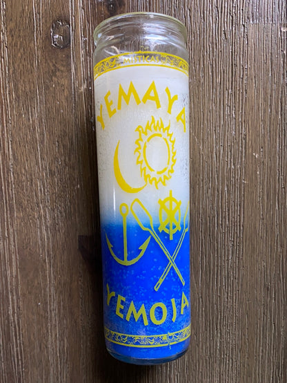 Yemaya Two Color 7 Day Candle