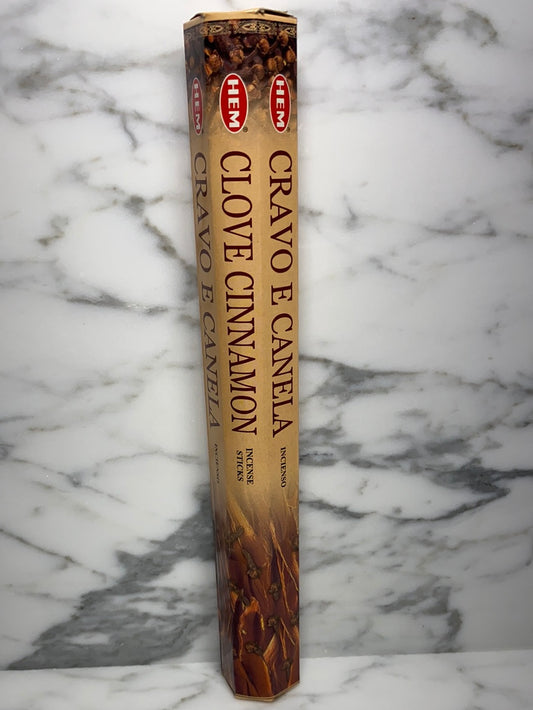 Clove Cinnamon Sticks/Cavo E Canela Incienso