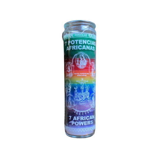 7 African Powers 7 Day 7 Colors Candle