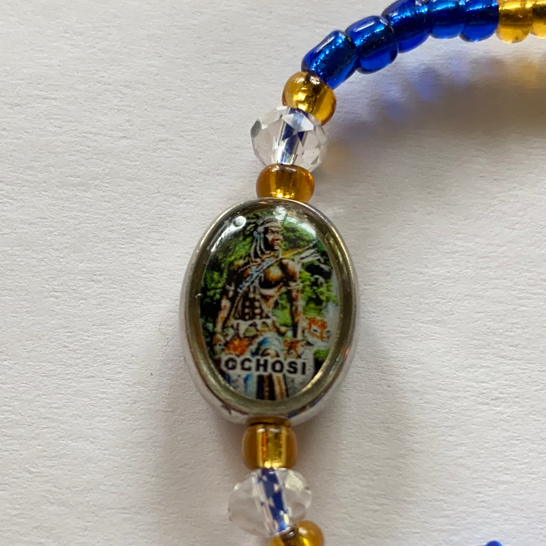 Ochosi Blue And Gold Bracelet