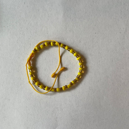 Yellow Beads Bracelet