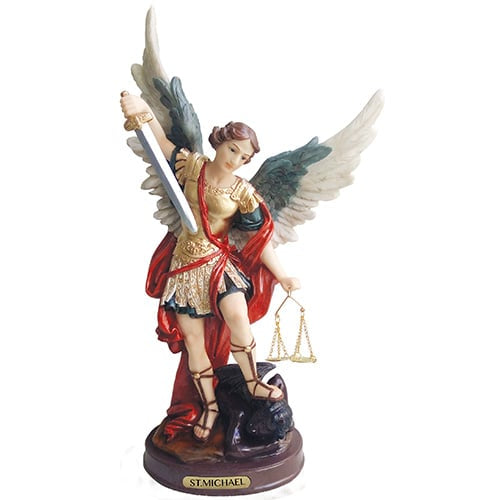 Saint Michael 15” Statue