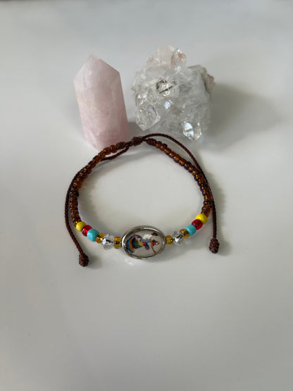 Oya Beaded Brown Bracelet