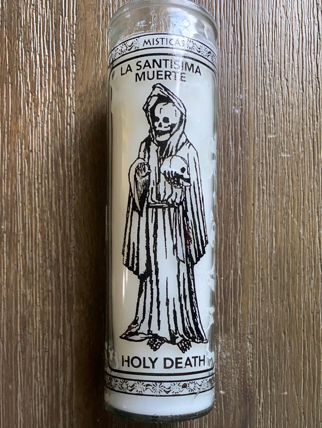 Santa Muerte 7 Day White Candle