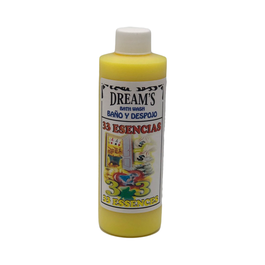 33 Essences Bath 8 oz./ 33 Esencias Baño Y Despojo 8 Oz.