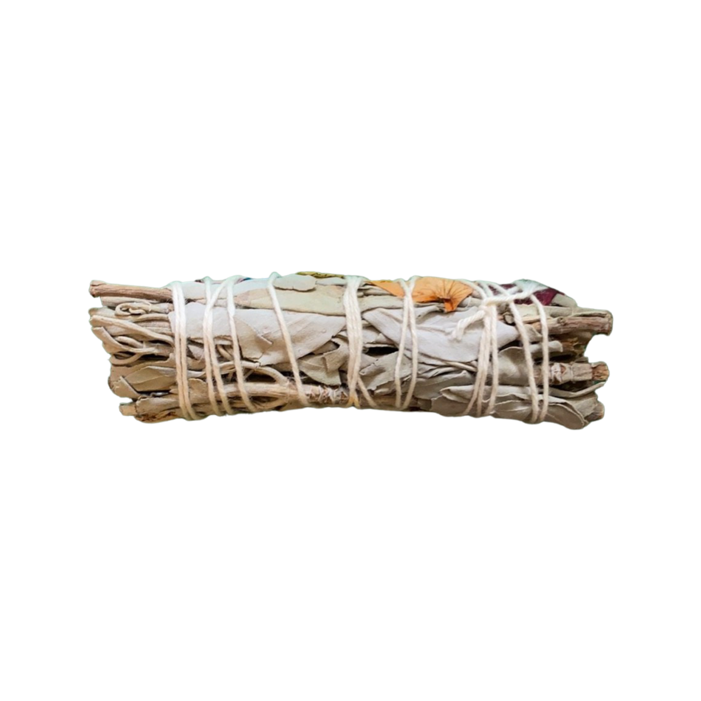 7 Chakra Sage (White Sage with 7 Color Rose Petals)