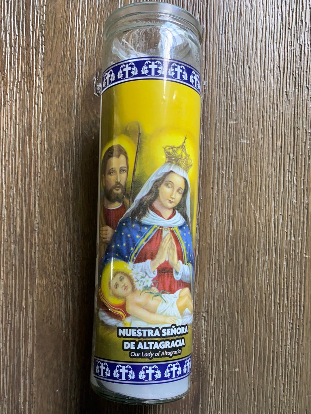 Virgen De Altagracia 7 Day Candle