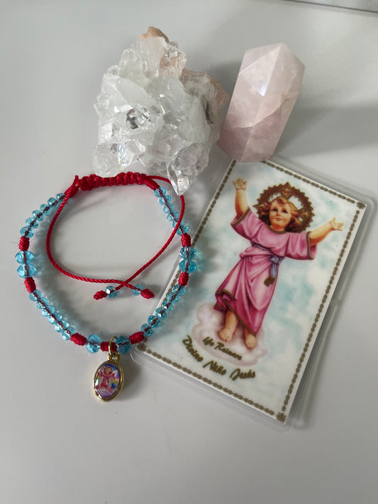 Divino Niño Jesús Blue Bracelet