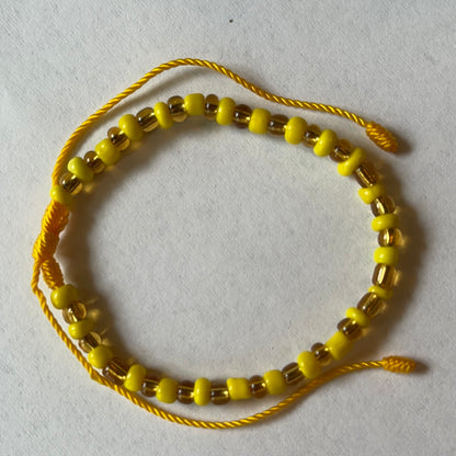 Yellow Beads Bracelet