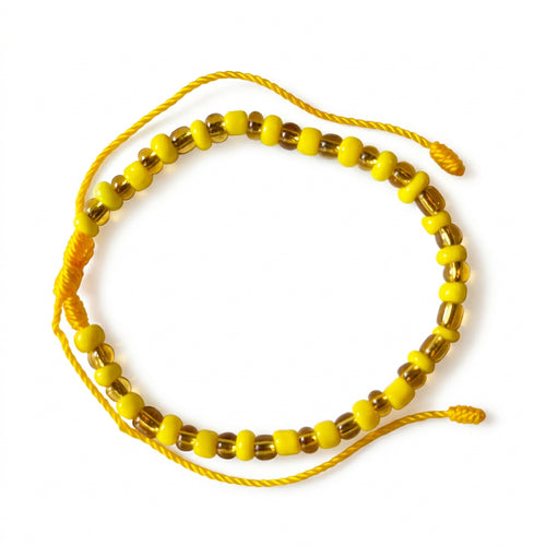 Yellow Beads Bracelet