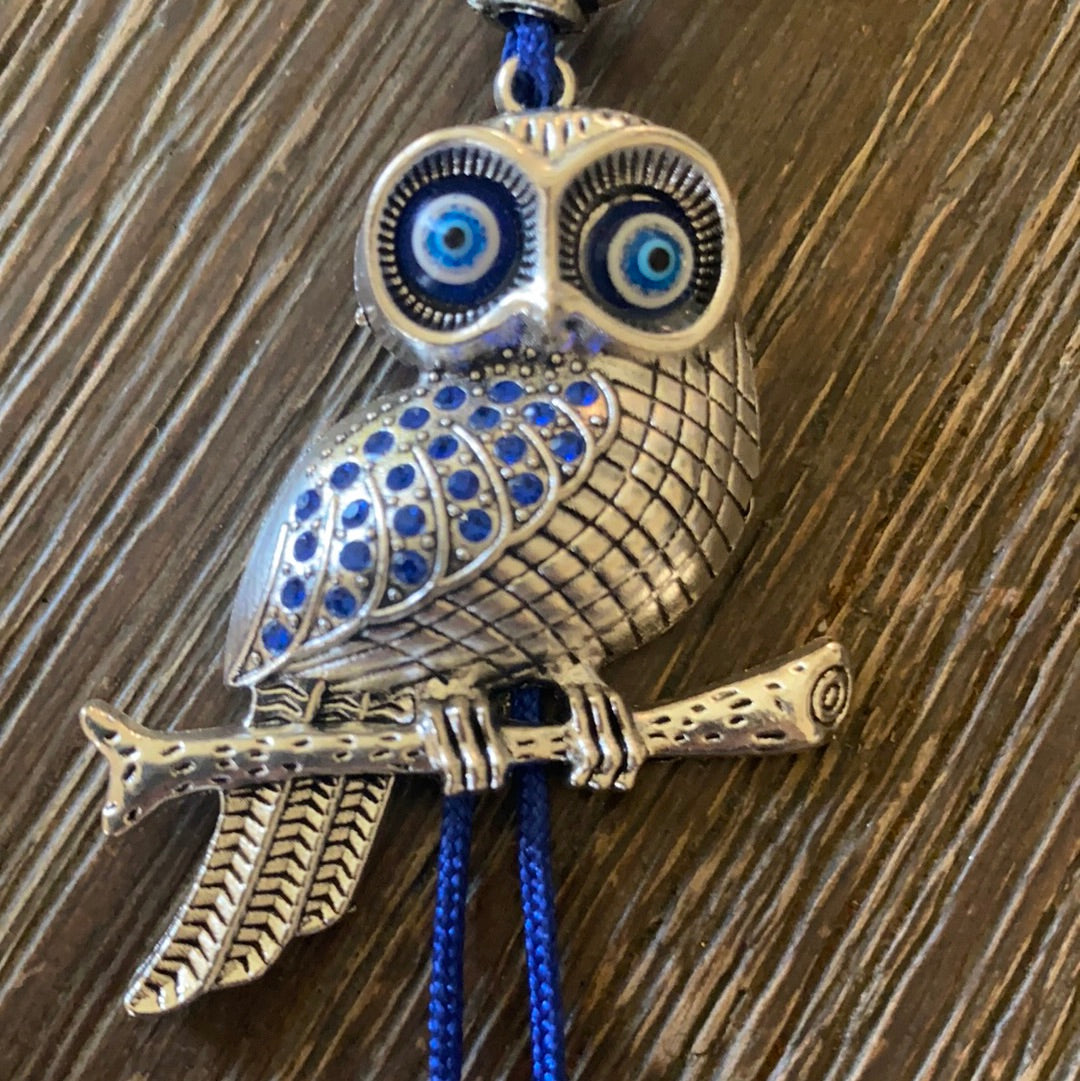 Owl Evil Eye keychain