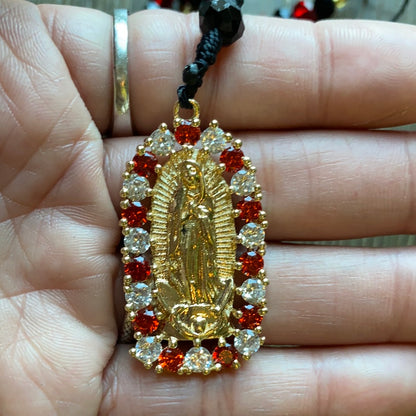 Guadalupe Glass Beads Rosary